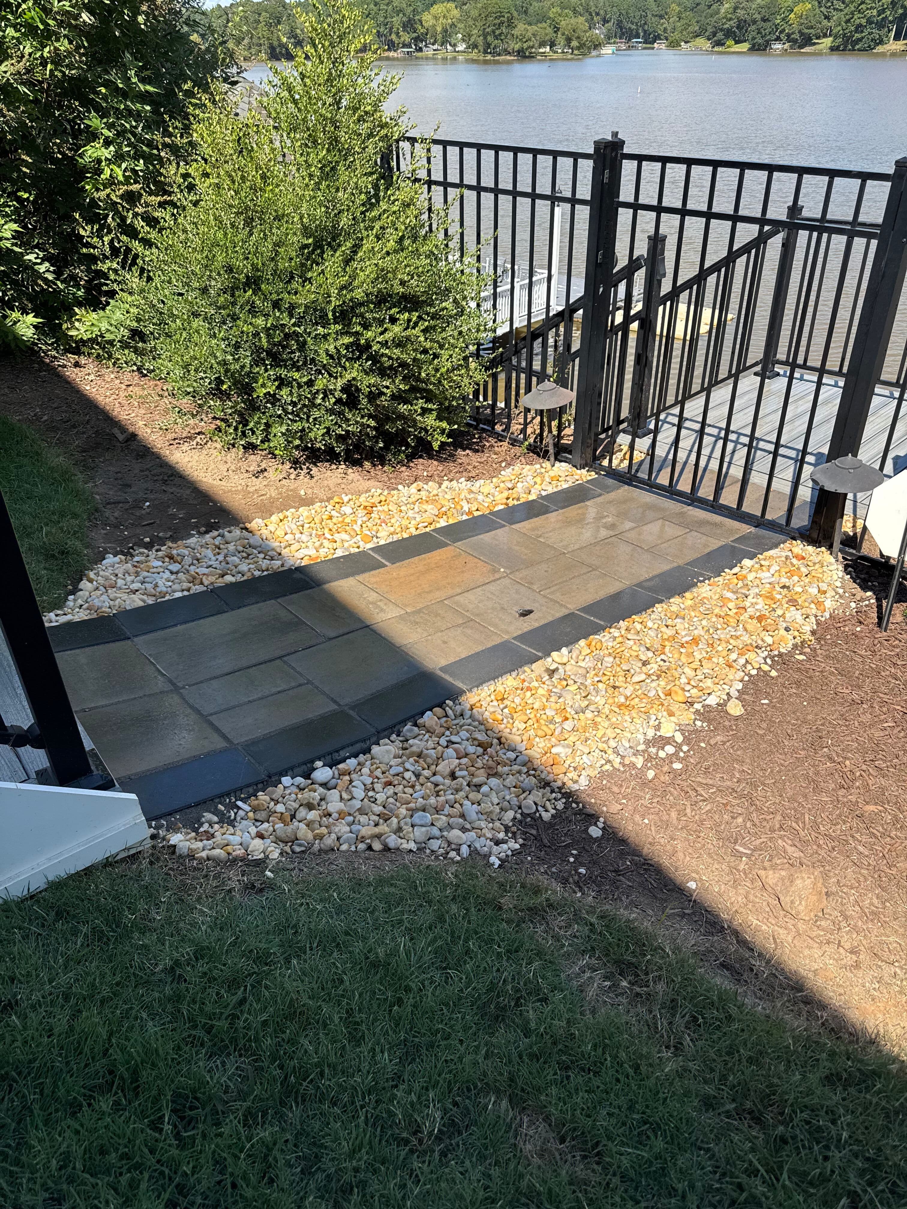Waterfront Paver Walkway