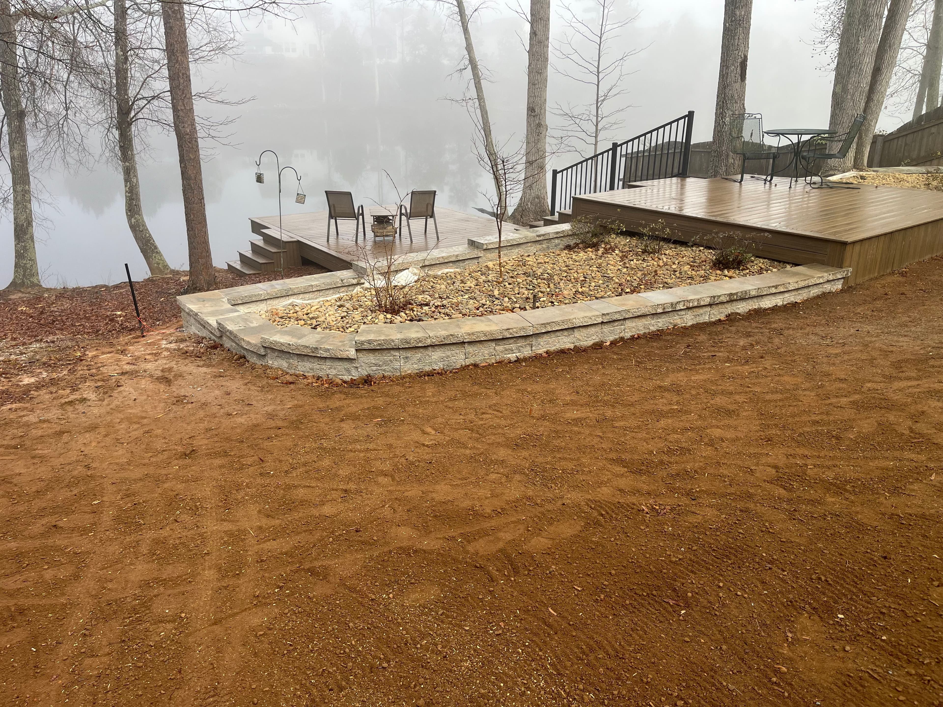 Lakefront Retaining Wall