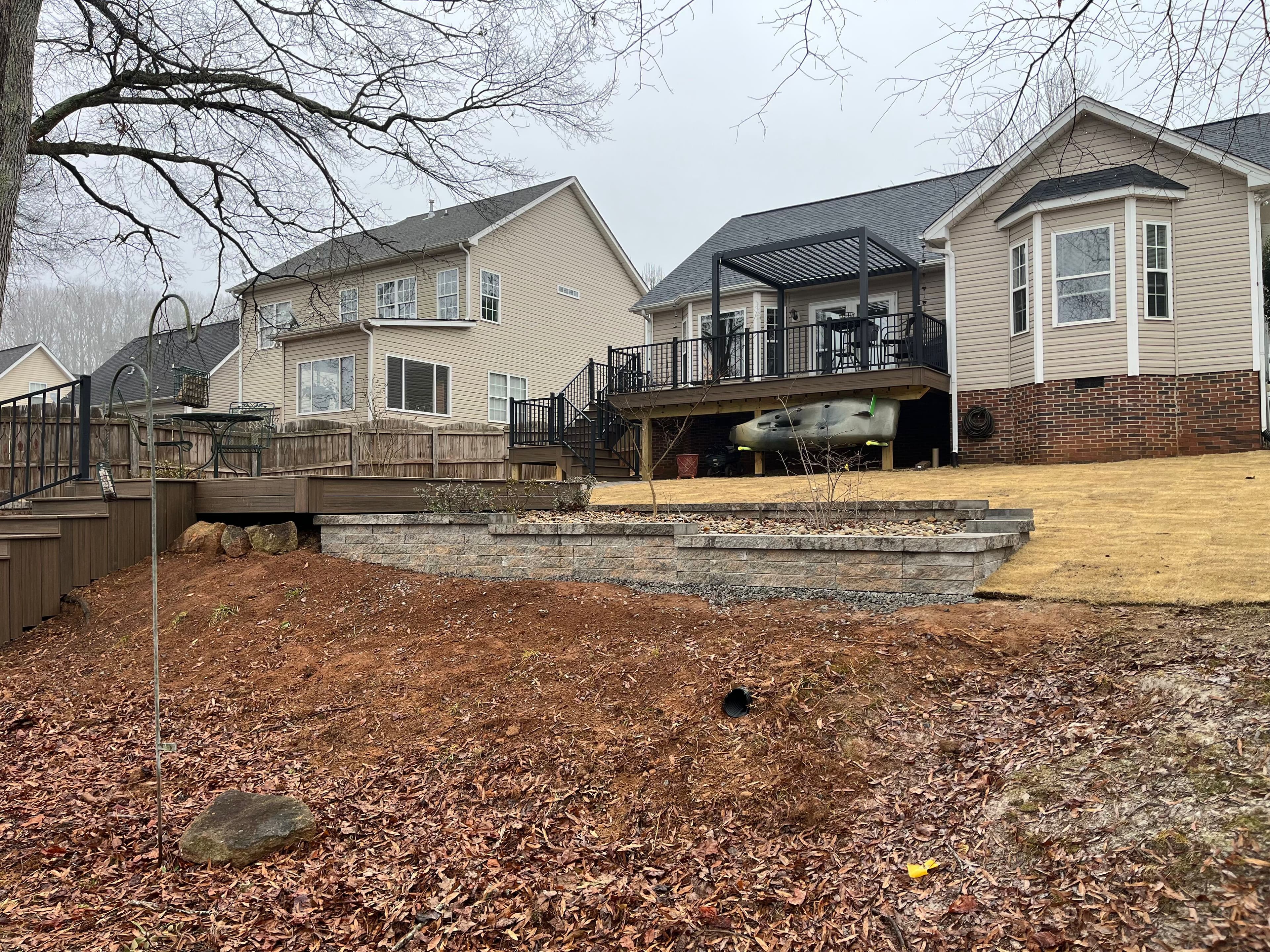 Retaining Walls & Sod