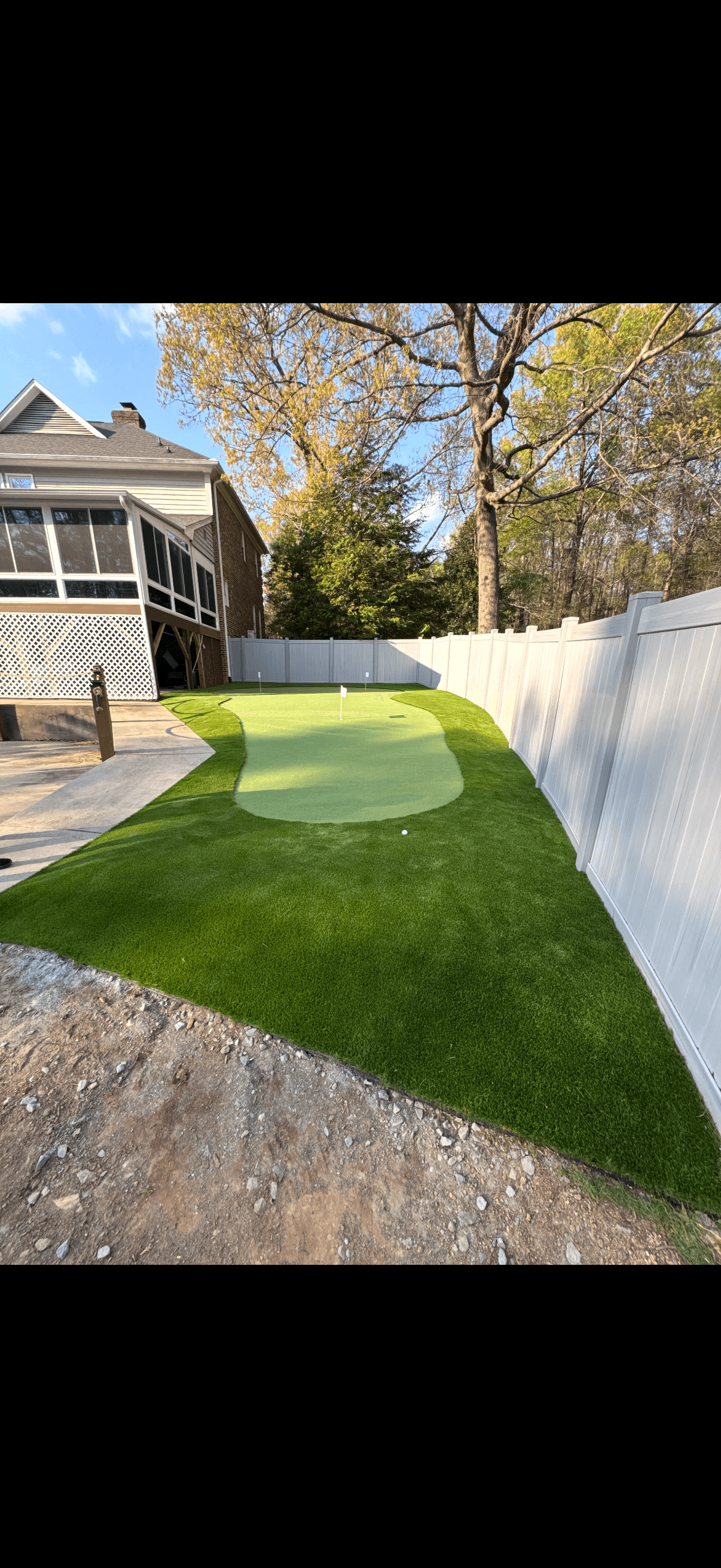 Putting Green — Side View